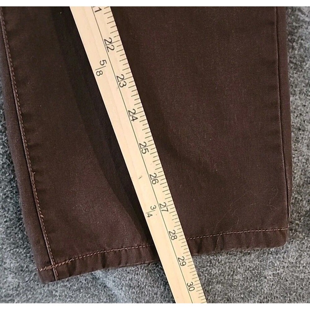 Vintage Ralph Lauren Polo Jeans Co Pants Woman's Size 10 Brown Twill Boot Cut - Picture 7 of 7